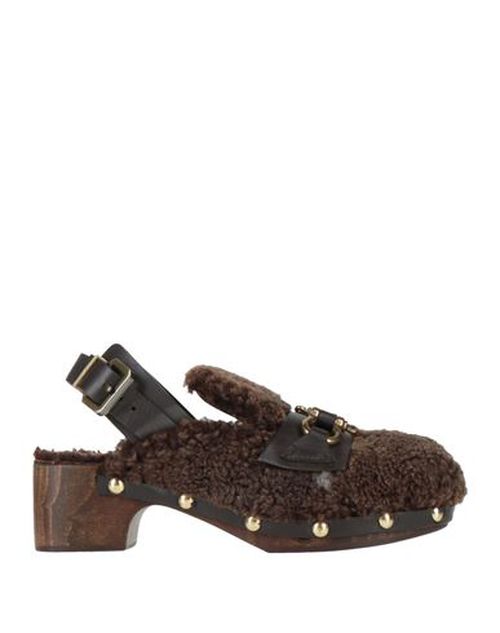 Woman Mules & Clogs Dark brown Size 7 Soft Leather