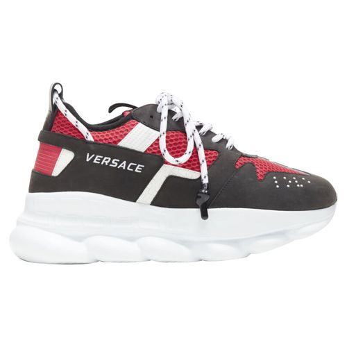 Chain Reaction suede low top chunky sneaker