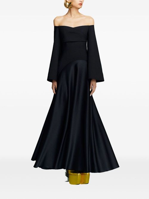 Solace London The Rina maxi dress - Black