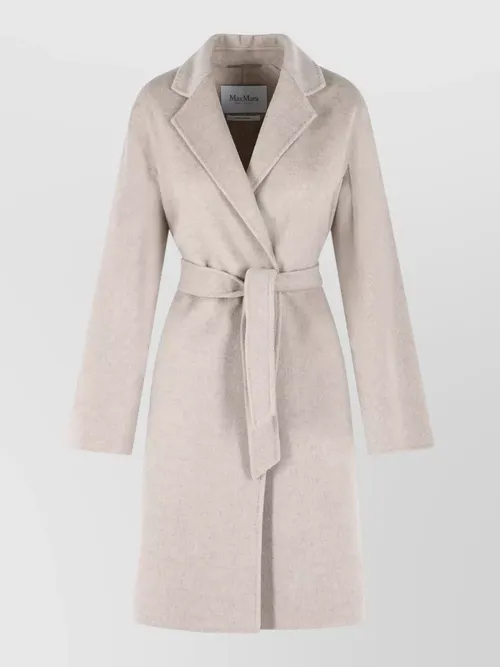 Max Mara - aceri cashmere wrap coat belted waist