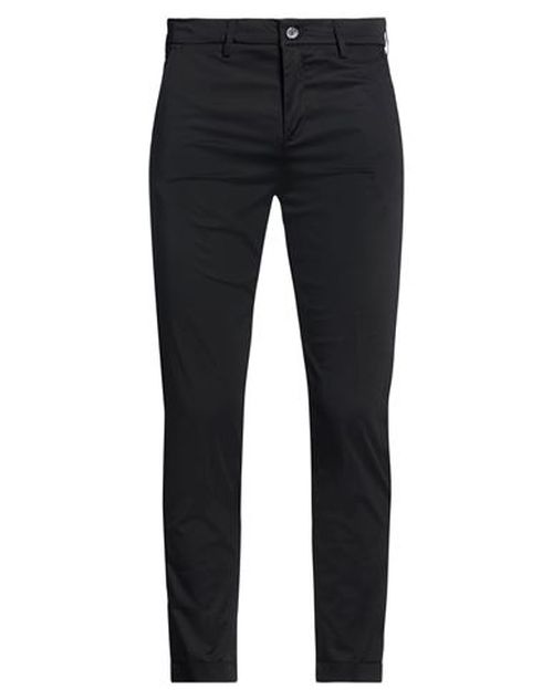 Man Pants Black Size 28 Cotton, Elastane