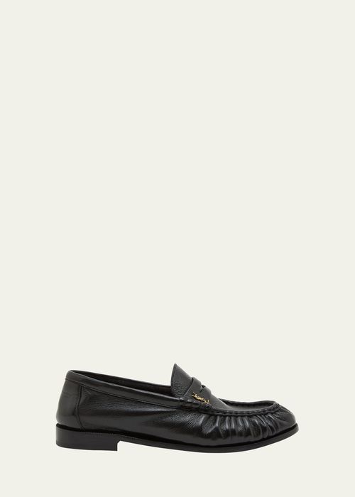Le Leather YSL Penny Loafers