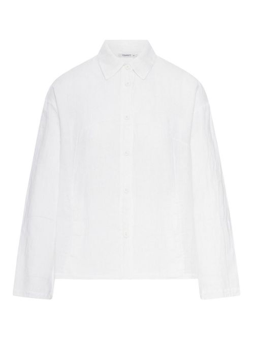 Linen Shirt With Classic Collar