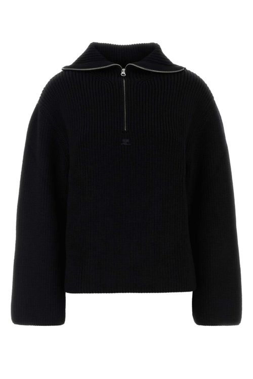 Wool Sweater — Black