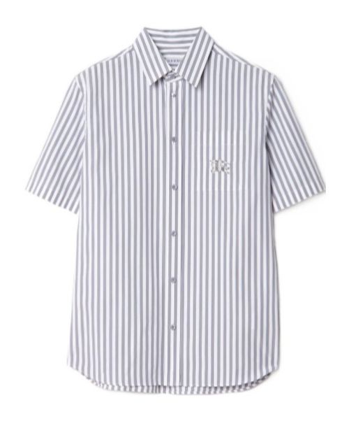 Striped Cotton Poplin Shirt