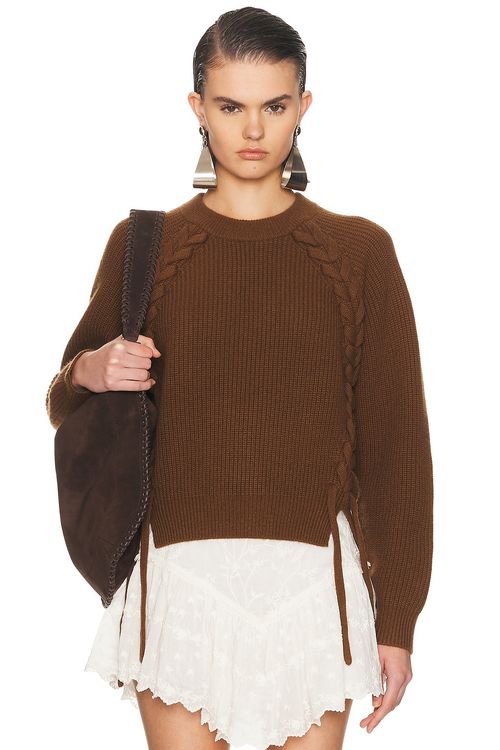 Isabel Marant Tulliam Sweater in Chocolate - Chocolate. 34 also , 38