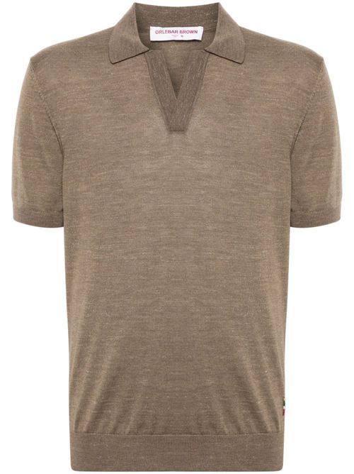 Knitted polo shirt