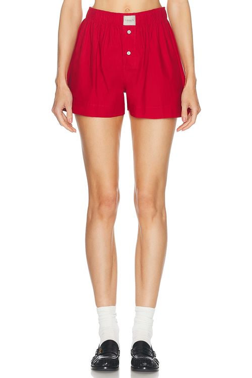 Comme Si La Boxer Classica Short in Red