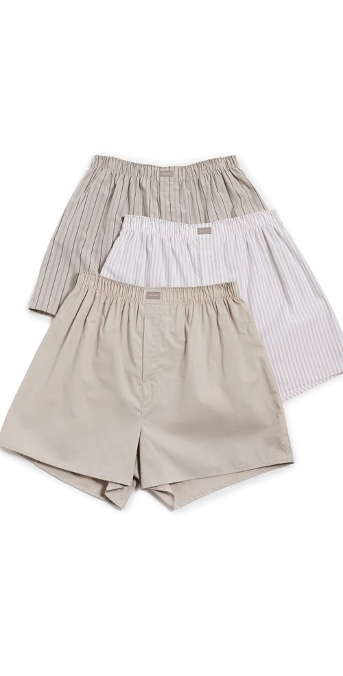 Woven Boxer 3 Pack Dove/Classicstripe/Vintagestripe
