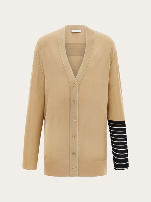 Women Viscose cardigan Beige