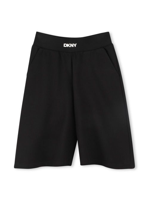 Dkny Kids 키즈 logo-print shorts - Black D62269