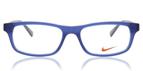Nike 5014 430 Men's Eyeglasses Blue Size 46 (Frame Only) - Blue Light Block Available
