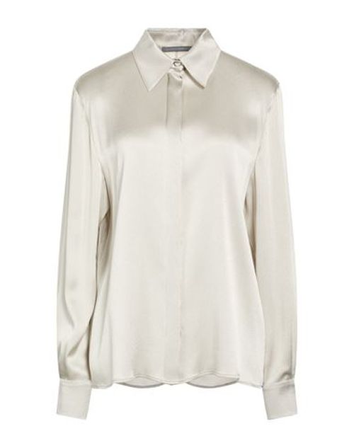 Woman Shirt Light grey Size 8 Acetate, Silk