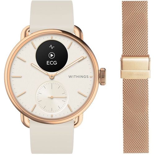 Withings Bundle Scanwatch 2 - Rose Gold & Pink Milanese Wristband