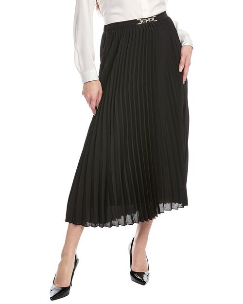 Anne Klein Pull-On Pleated Skirt