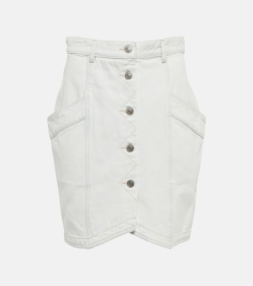 Marant Etoile Sabel high-rise denim miniskirt