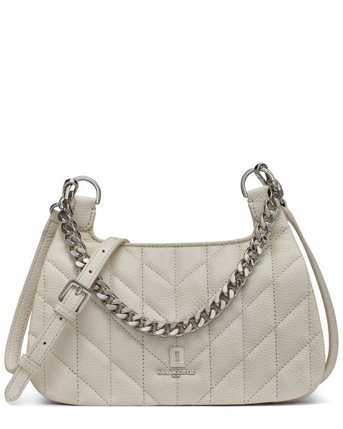Karl Lagerfeld Lafayette Leather Shoulder Bag