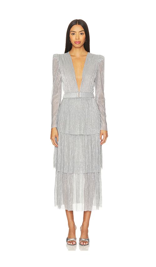 Sabina Musayev CARRY ミディ丈ドレス - Grey. XL. Also - S, XS