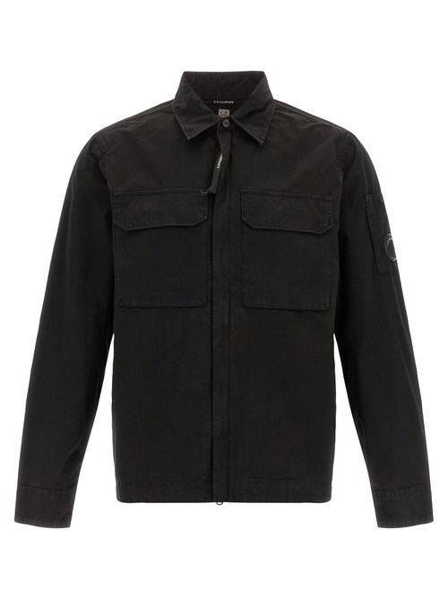 Lens Overshirt — Black