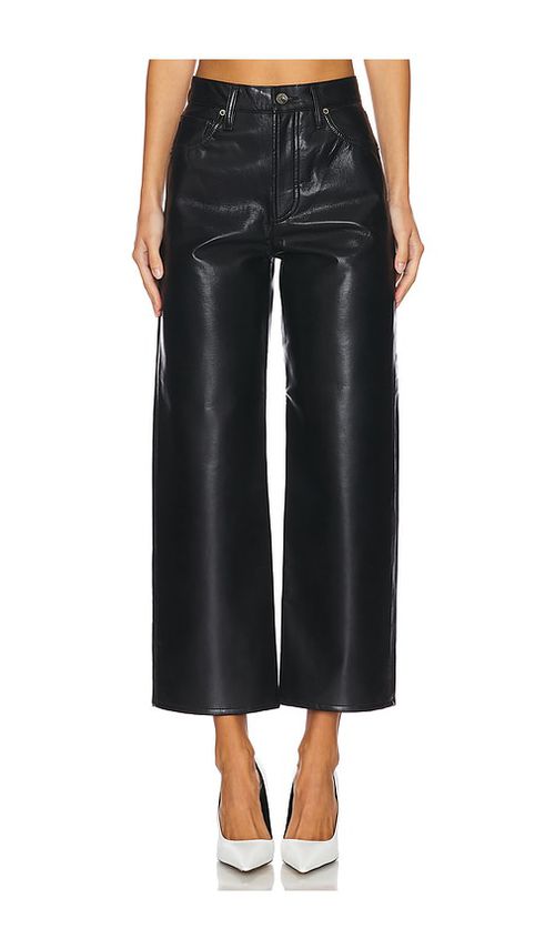 AGOLDE STRAIGHT-JEANS MIT HOHEM BUND REN in Black. Größe 33. Also in