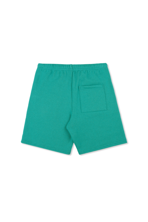 Sporty & Rich Kids Logo Shorts, Unisex, Green