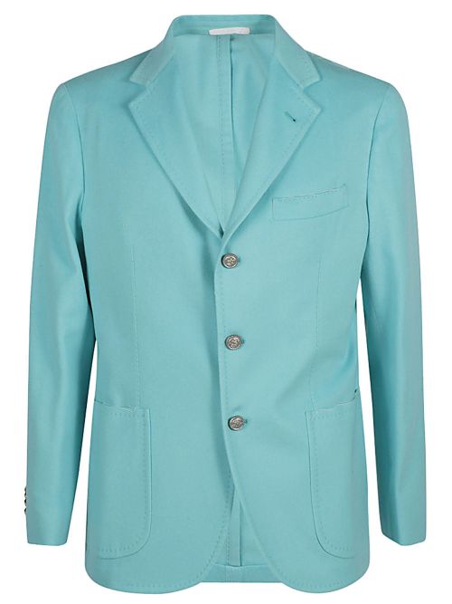 Wool Blazer — Turquoise
