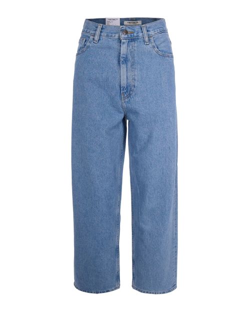 Blue Loose Mid Rise Jeans