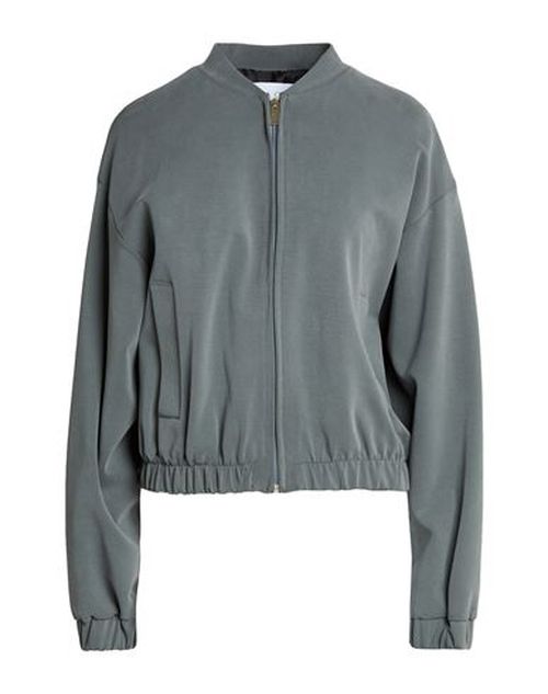 Woman Jacket Grey Size 8 Modal, Polyester