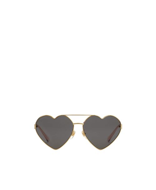Heart-frame sunglasses