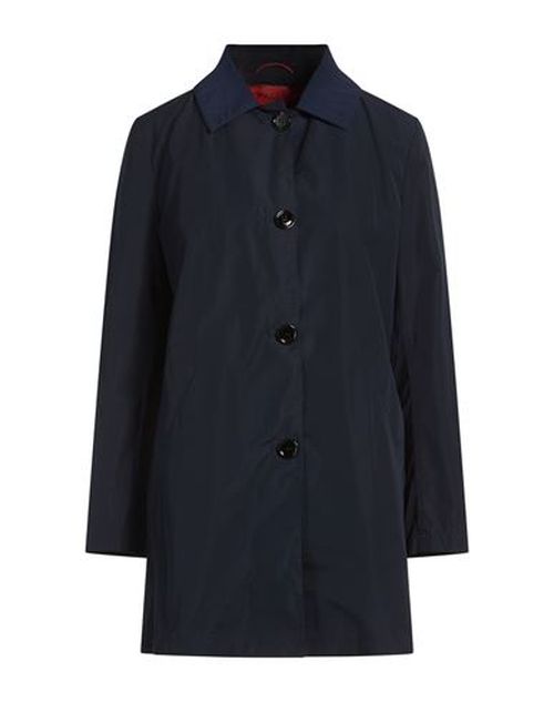 Paltò Diletta Lize Woman Overcoat & Trench Coat Navy Size 10 Polyester, Cotton