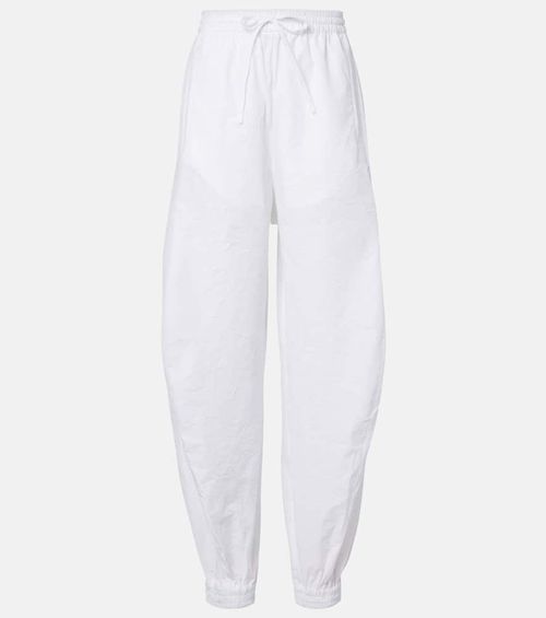 Róhe Cotton-blend barrel-leg pants