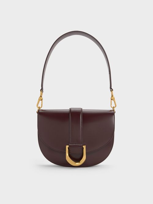 Gabine Leather Saddle Bag