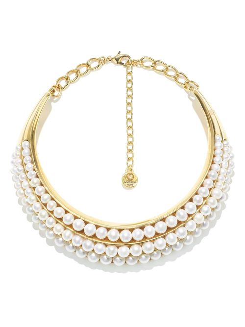 Graine de Gemmes statement necklace - Gold