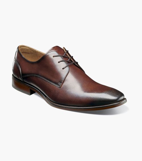 Florsheim Shoes Sorrento Lux Plain Toe Oxford Brown
