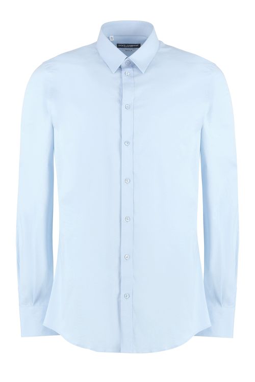 Classic Cotton Shirt with Button Fastening
