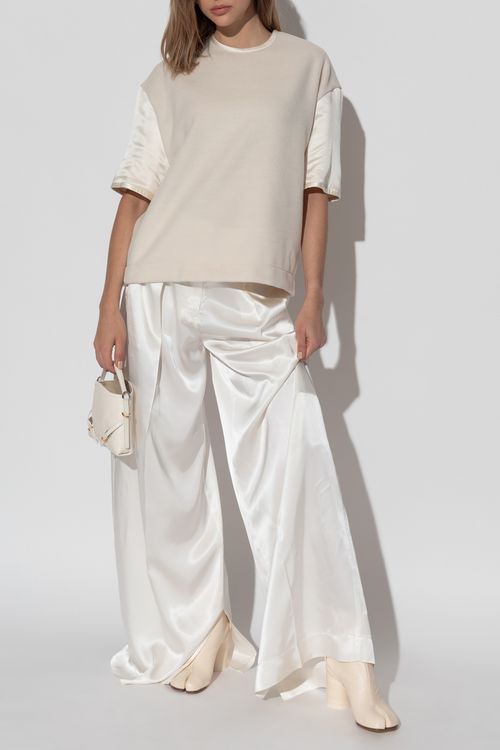 Wool Top, Women's, Cream