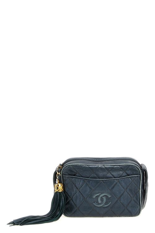 REWIND VINTAGE AFFAIRS Vintage Chanel 'Mark Fringe 1992' Shoulder Stra