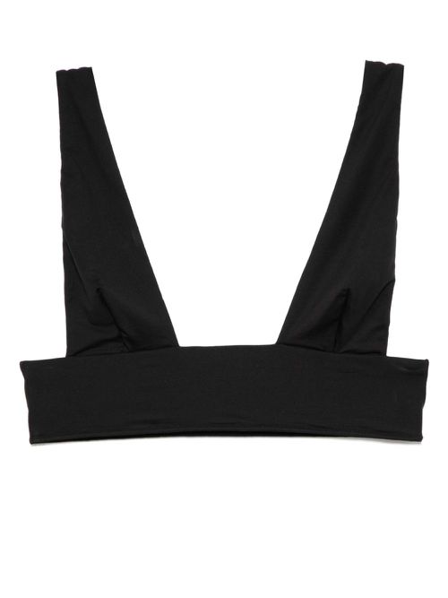 Square-neck bra - Black