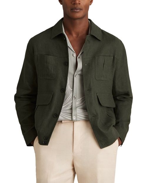 Adam Linen Four Pocket Jacket