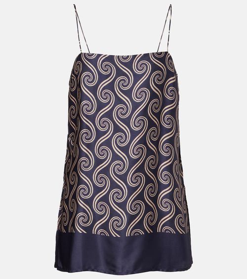 Aina printed satin camisole