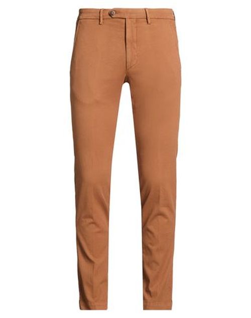 Man Pants Light brown Size 31 Cotton, Elastane