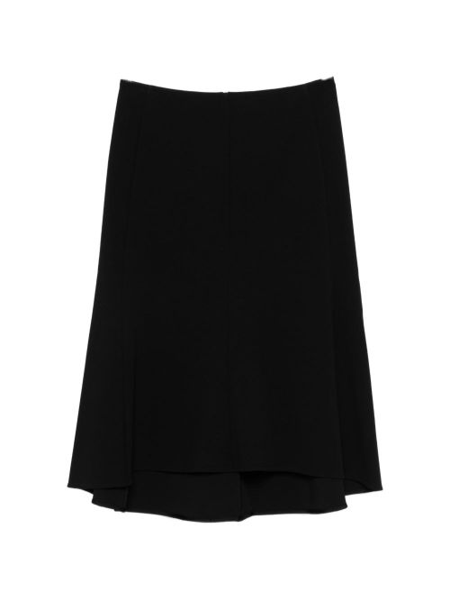 Asymmetric short skirt