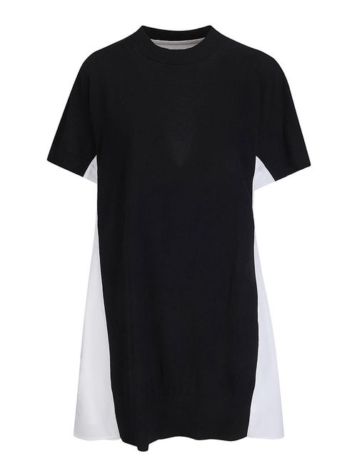 Poplin X Cotton Knit Dress