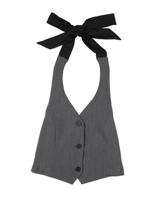 Kid Girl Top Grey Size 12 Polyester, Viscose, Elastane, Polyamide