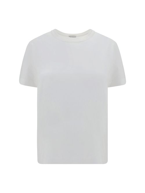 Cotton Crew Neck T-Shirt — White