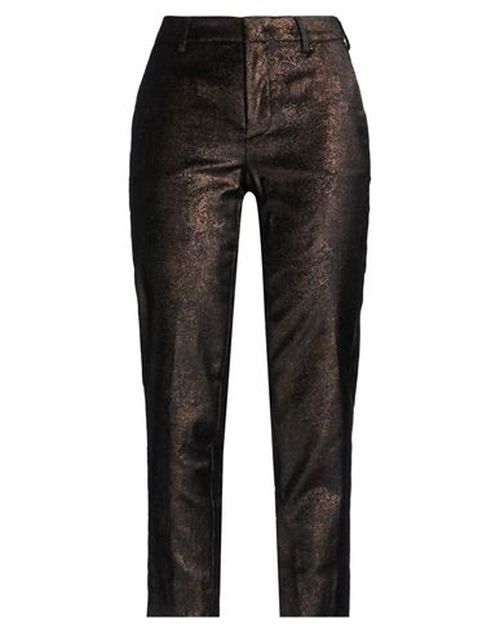 Woman Pants Brown Size 6 Cotton, Viscose