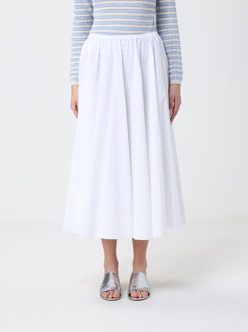 Skirt Woman color White