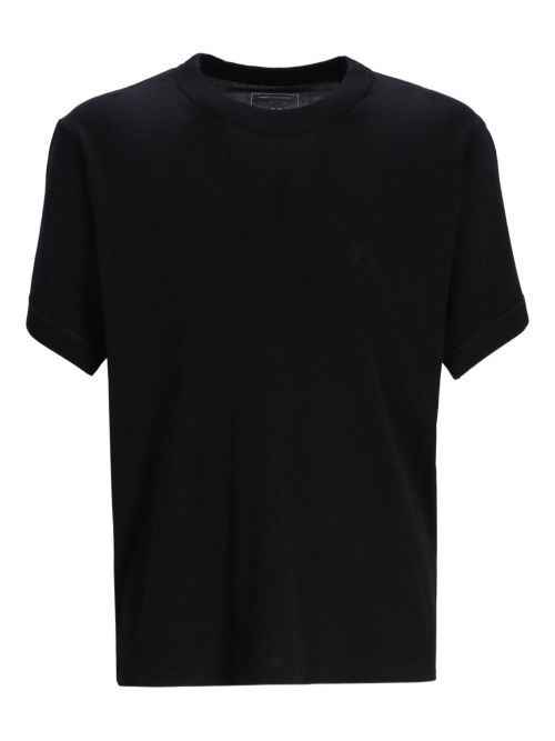 Logo Cotton T-Shirt — Black
