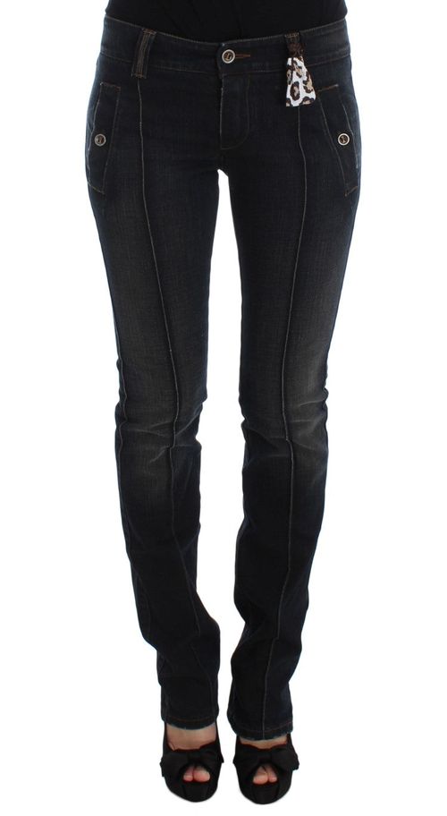 Slim Fit Cotton Denim Jeans — Blue