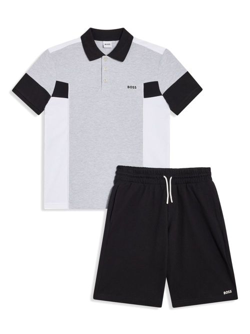 Cotton T-shirt and shorts set - Grey